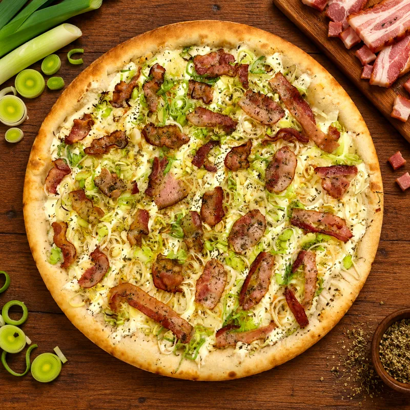 Pizza Alho Poró da Otto