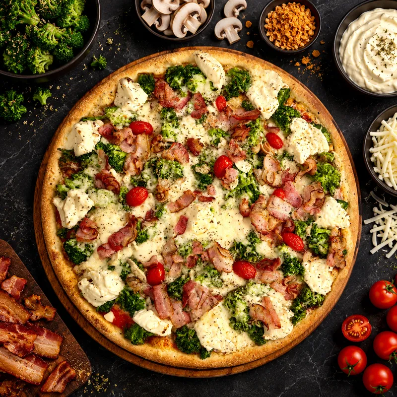 Pizza Brócolis da Otto