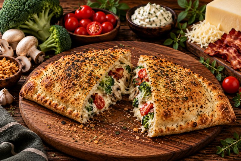 Calzone de Brócolis da Otto