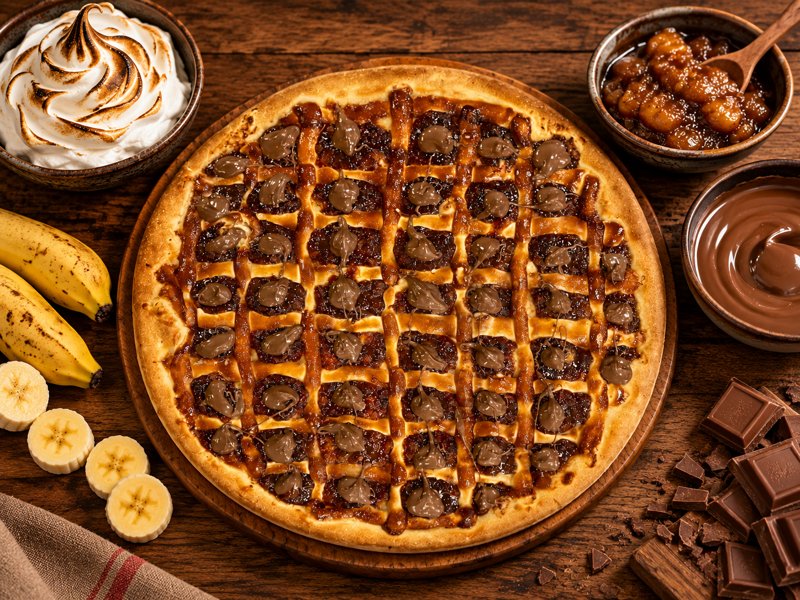 Pizza Choco Banana da Otto