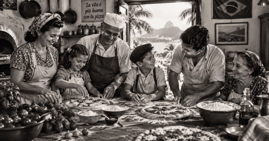 Família fundadora da Otto Pizzas